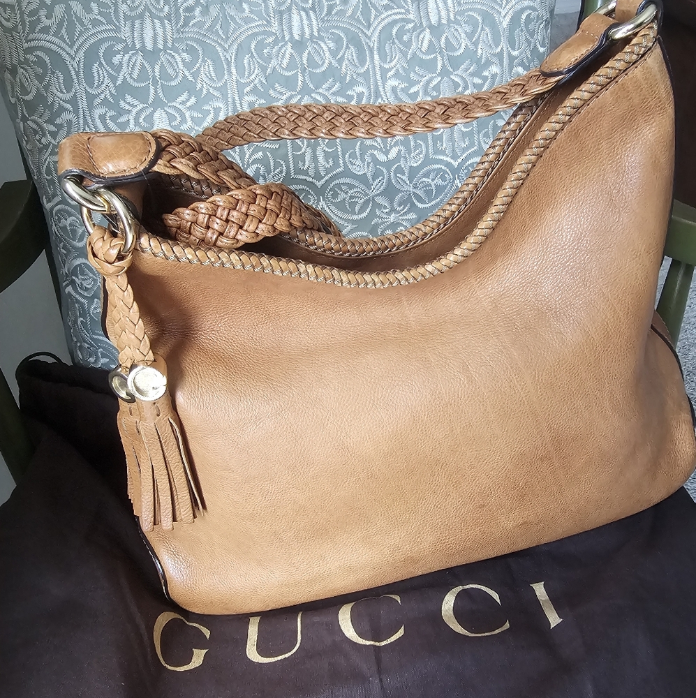 Gucci Tan Leather Women's Bag